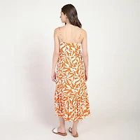 Bloom Girl, robe longue avec cordon de serrage