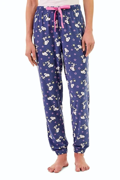 Pantalon de pyjama jogger Peanuts pour femmes