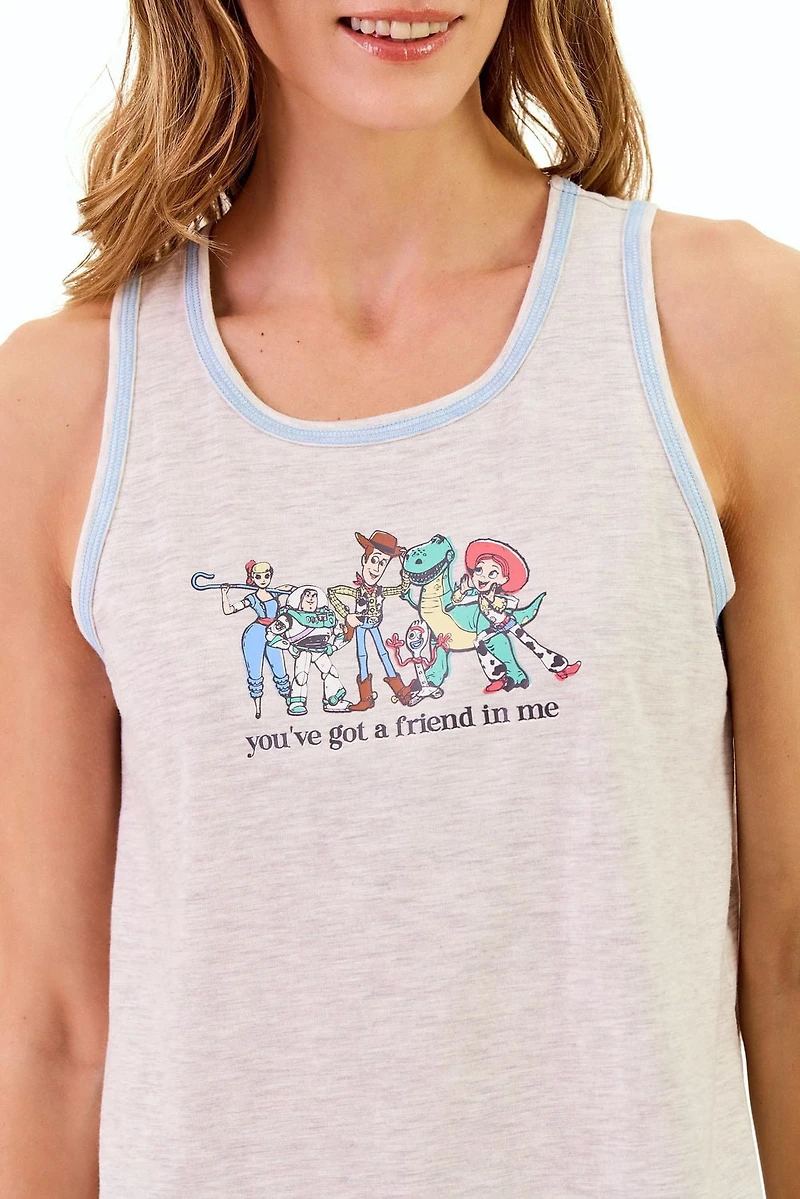 Ensemble débardeur et boxer de nuit Disney Toy Story pour femmes