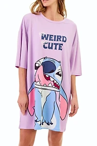 T-shirt de nuit Disney Stitch pour femmes