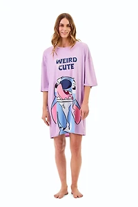 T-shirt de nuit Disney Stitch pour femmes