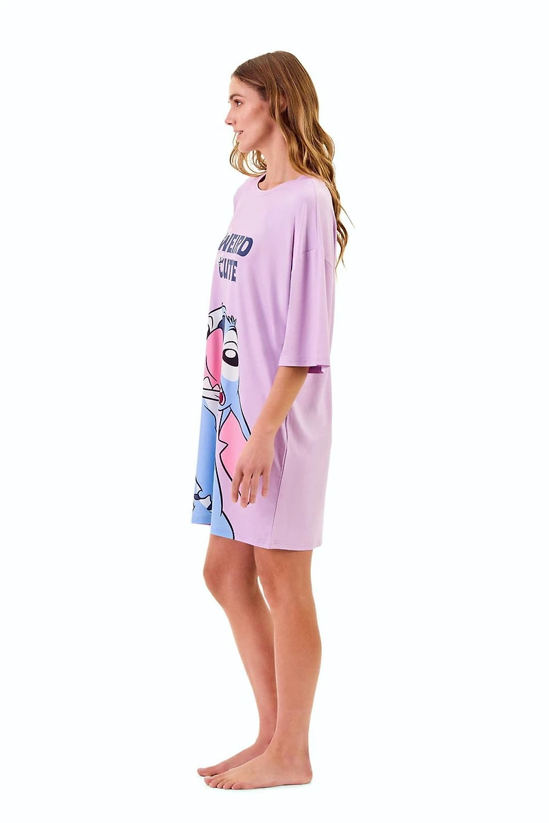 T-shirt de nuit Disney Stitch pour femmes