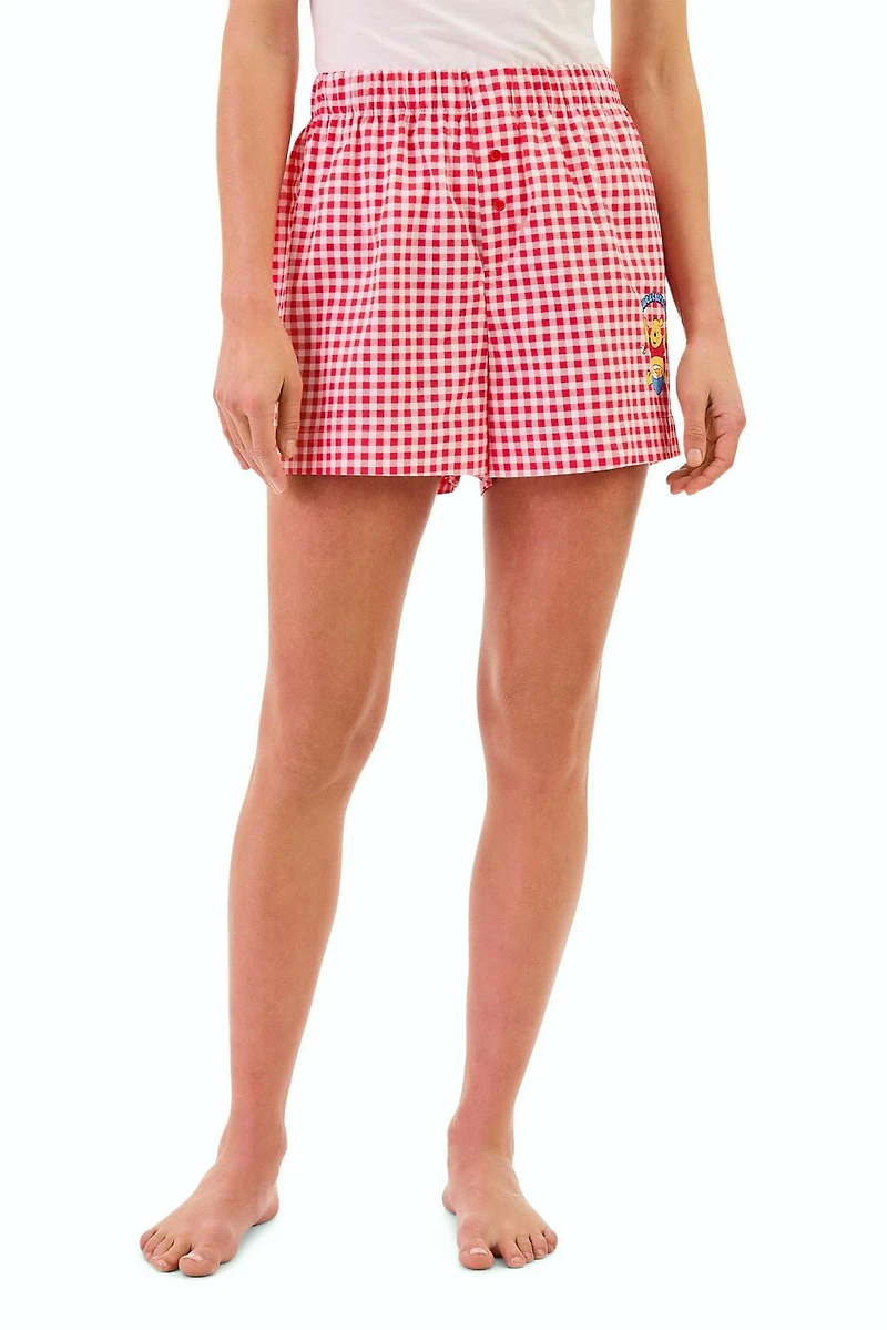 Disney Winnie the Pooh Women's 2-Pack Boxer Sleep Shorts