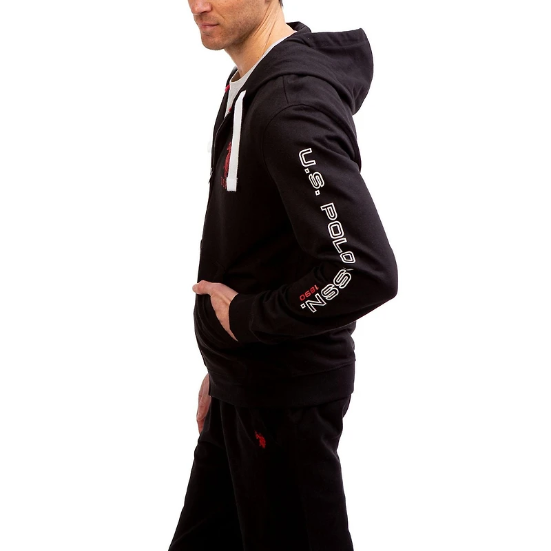 U.S. Polo Sweat à capuche French Terry pour homme