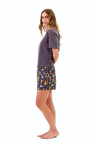Disney Winnie the Pooh Women's T-shirt and Boxer Sleep Set