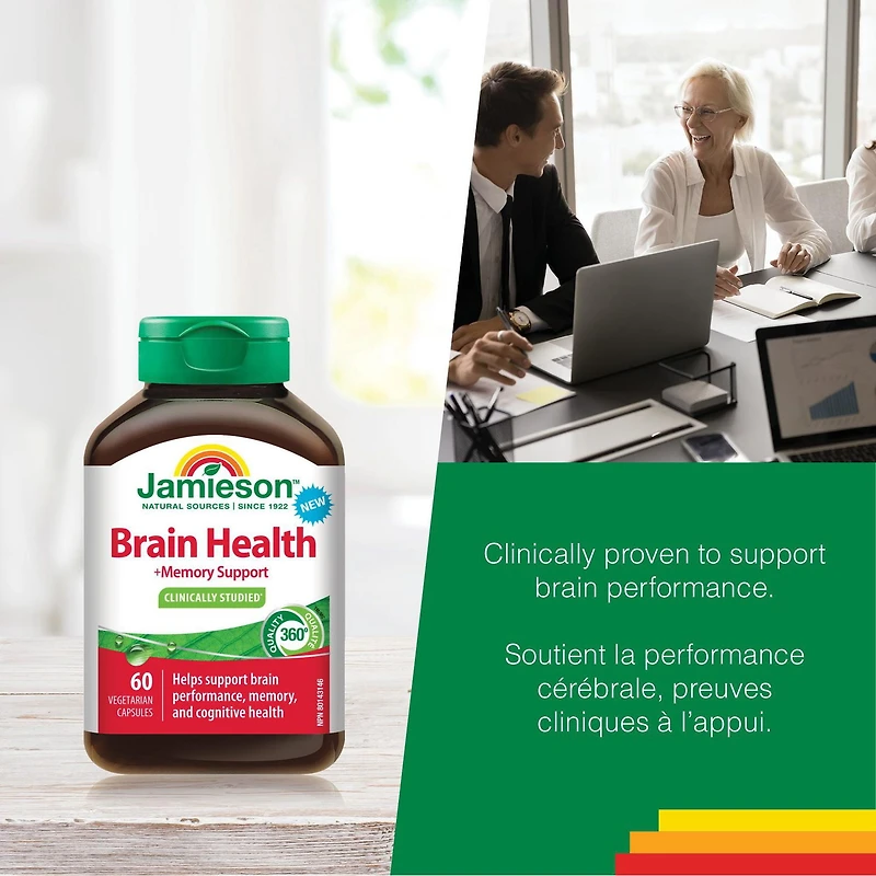 Jamieson capsules santé cérébrale, 60 capsules