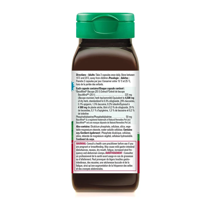 Jamieson capsules santé cérébrale, 60 capsules