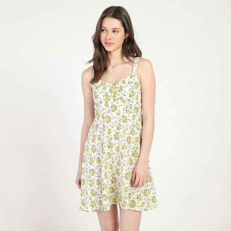 Bloom Girl, mini-robe à encolure en cœur, tailles TP TG