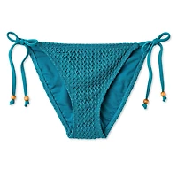 No Boundaries Women's String Bikini Bottom