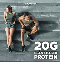 Revolution Nutrition, Vegan Smart, Vegan Protein Powder, 20g Of Protein Per Scoop, 908g, 26 Servings, Dairy Free, Plant Based, Sugar Free, Soy Free, Keto Friendly, For Men & Women, Chocolate Cake (2 Pounds)