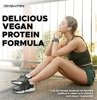 Revolution Nutrition, Vegan Smart, Vegan Protein Powder, 20g Of Protein Per Scoop, 908g, 26 Servings, Dairy Free, Plant Based, Sugar Free, Soy Free, Keto Friendly, For Men & Women, Chocolate Cake (2 Pounds)