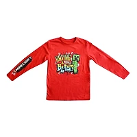 Boys Minecraft Pocket Blast Long Sleeve T-Shirt