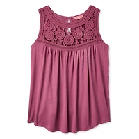 Iyla Women's Crochet Yoke Tank Top