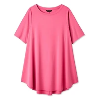 T-shirt à encolure bateau Lane Bryant Plus pour femmes