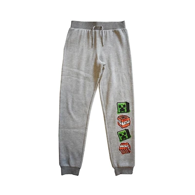 Pantalon de jogging Minecraft Creeper TNT Heads avec cordon de serrage pour garçon