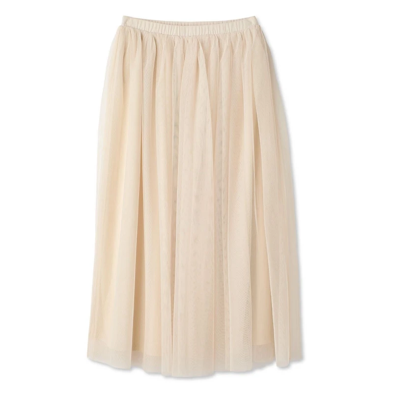 Wild Skye Women's Pleated Mesh Skirt