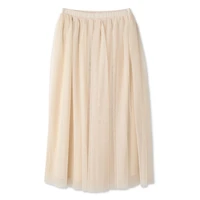 Wild Skye Women's Pleated Mesh Skirt