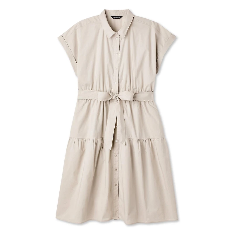 Robe chemise mi-longue Lane Bryant Plus pour femmes
