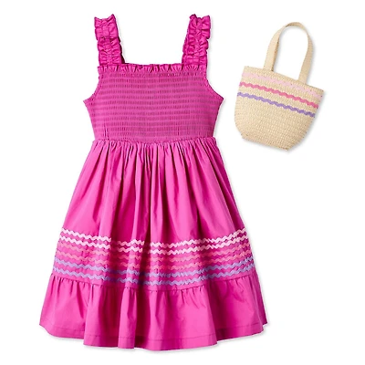 George Toddler Girls' Two Piece Dress and Purse Set