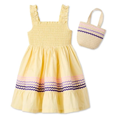 George Toddler Girls' Two Piece Dress and Purse Set