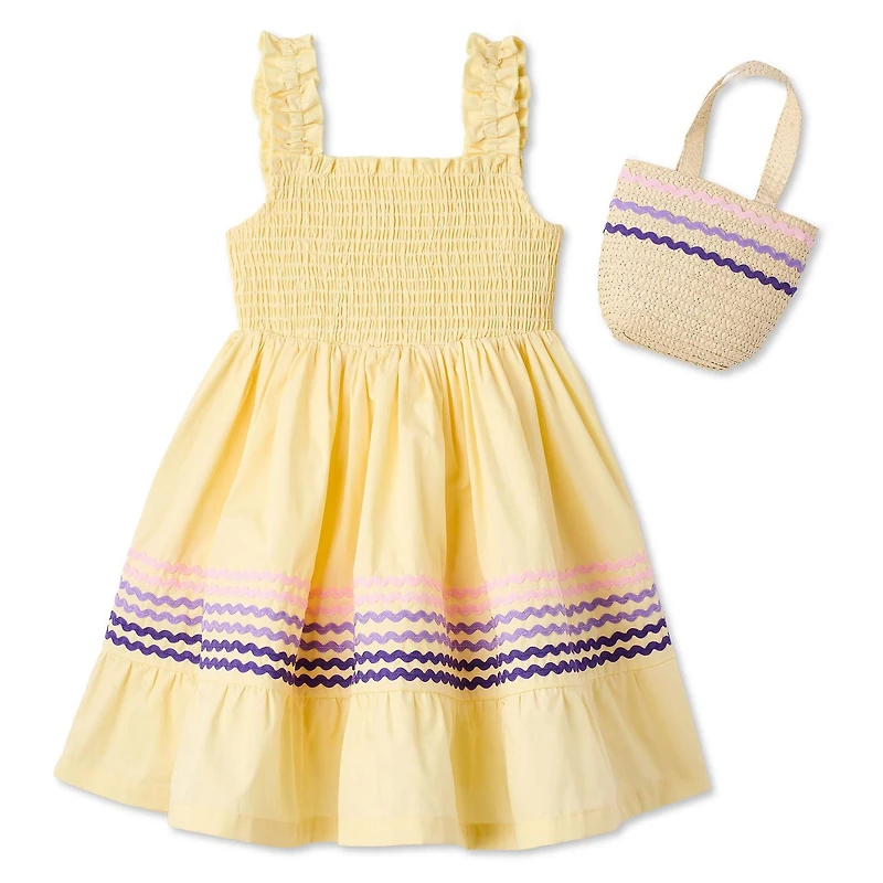 Ensemble 2 pièces avec robe et sac à main George pour petites filles