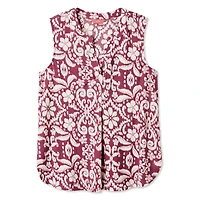 Iyla Women's Crinkle Sleeveless Blouse