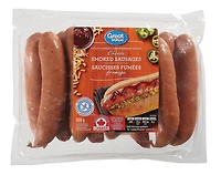 Saucisses fumées au fromage entièrement cuites de Great Value 900g