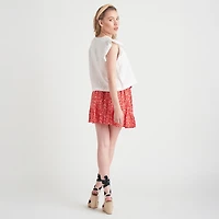 Devoted, Flutter Sleeve Textured Top, Sizes XS-XL