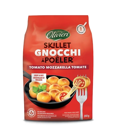 Gnocchi à Poêler Farcie de Tomate et de Mozzarella 280g Gnocchi -tomate & mozzarella