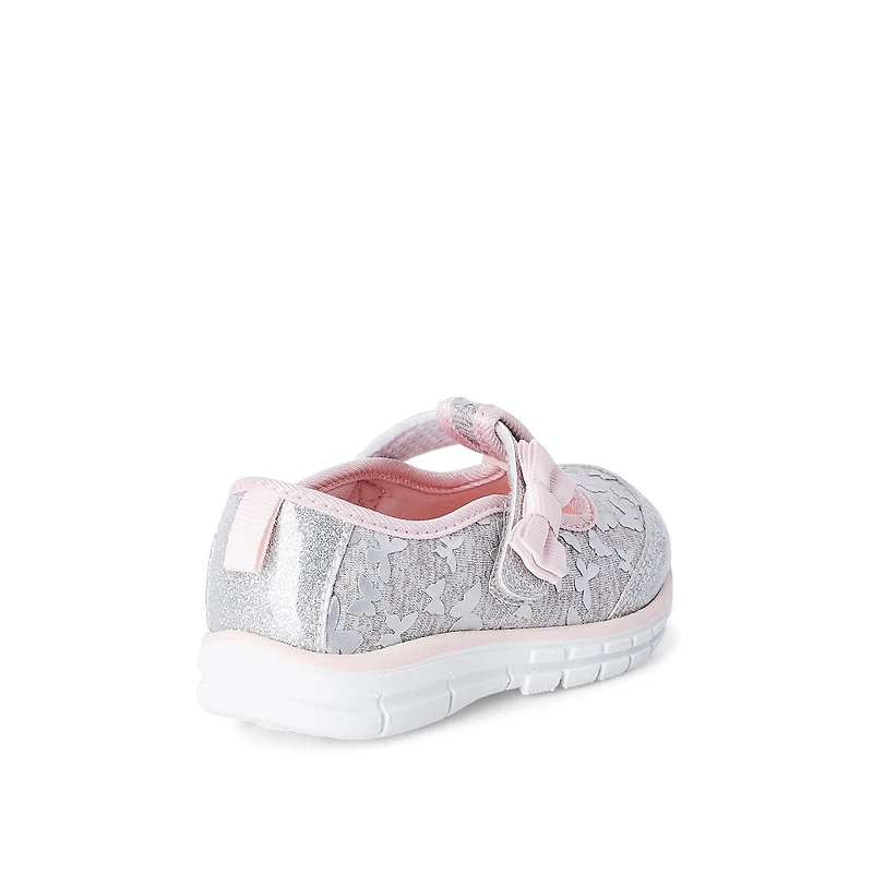 Athletic Works Toddler Girls' Blake Sneakers, Sizes 5-10