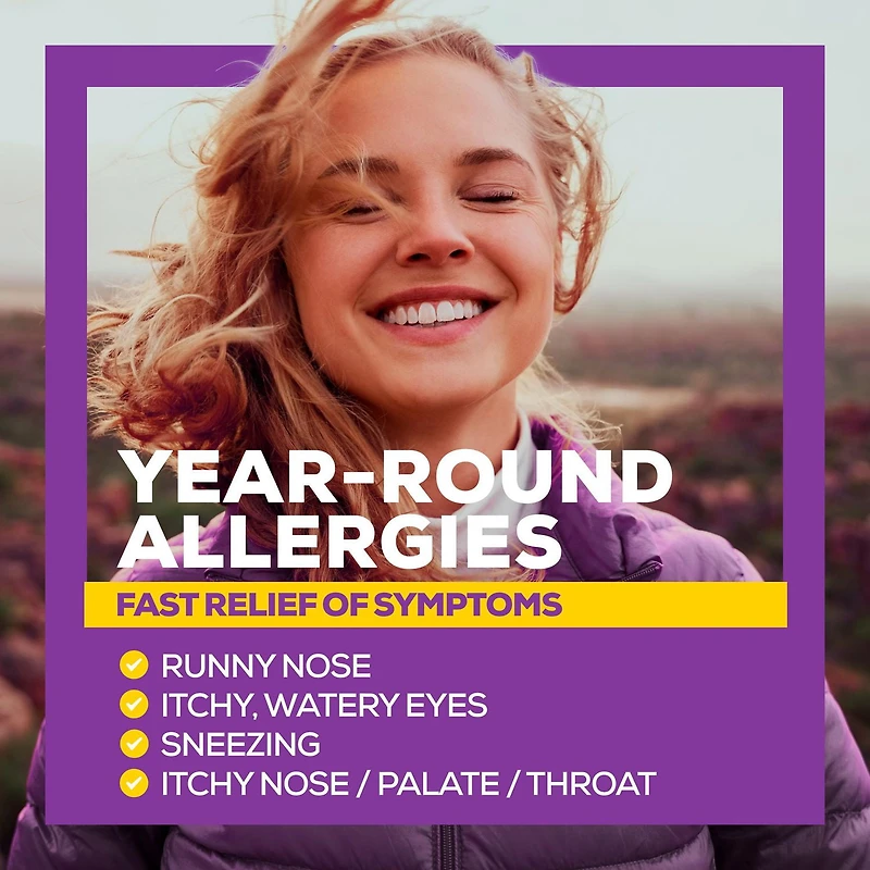 Allegra 12 heures, médicament contre les allergies, sans somnolence, rapide et efficace, soulage les éternuements, les larmoiements et les picotements de la gorge, 60 mg de chlorhydrate de fexofénadine, 36 comprimés 36 comprimés