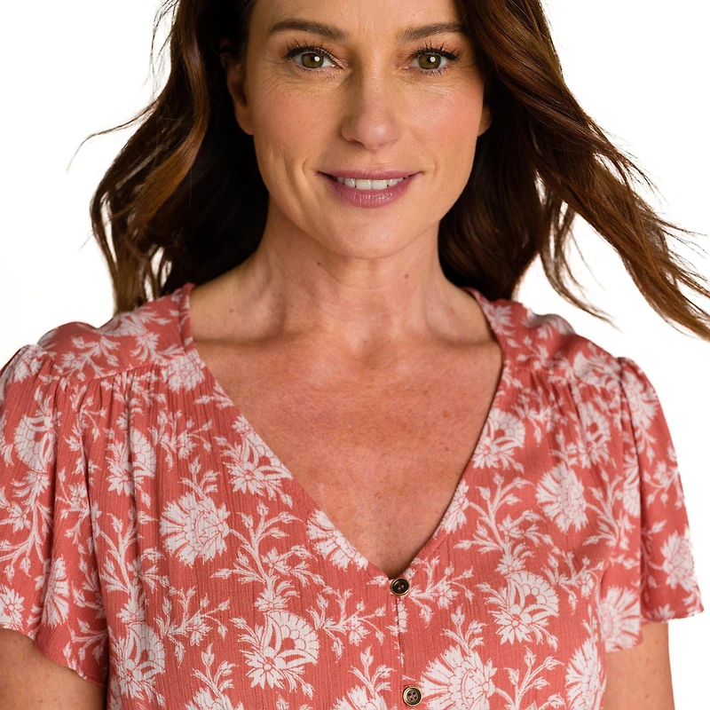 IVY Women's Smocked Waist Dress w/ Ruffle