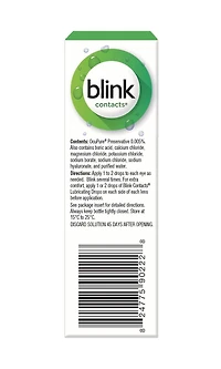 Blink Lubricating Contact Lens Drops, 10 mL