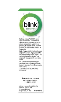 Blink Lubricating Contact Lens Drops, 10 mL