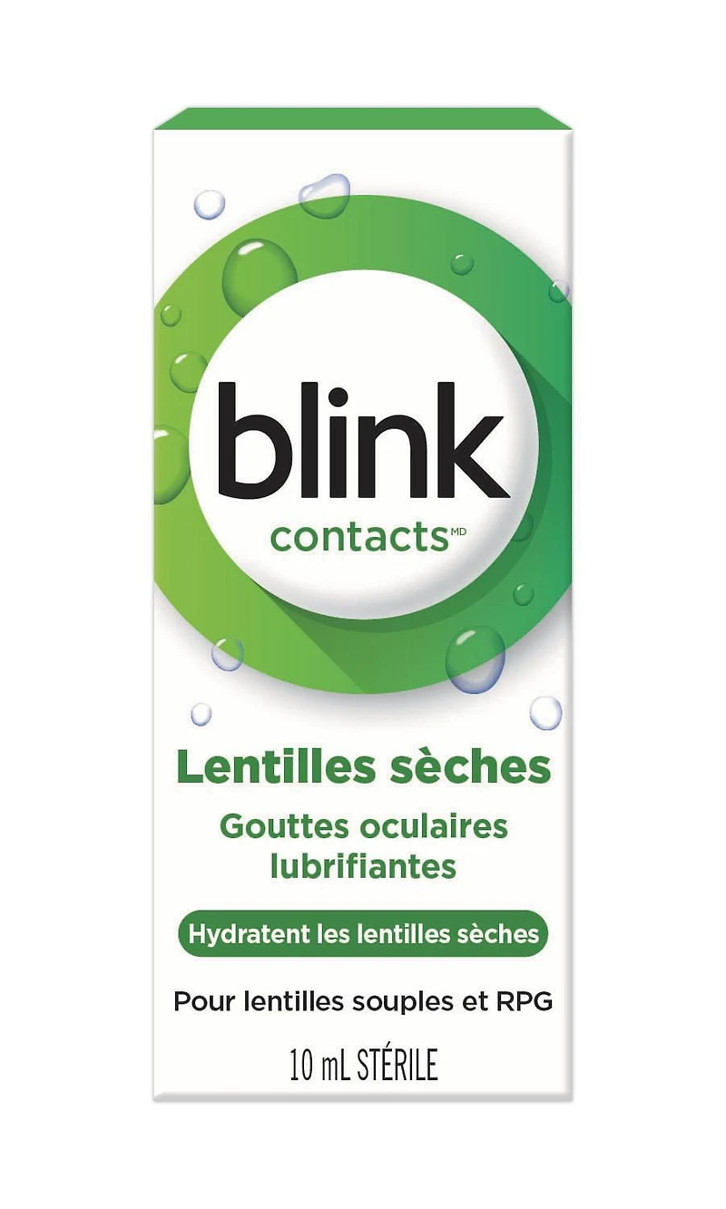 Blink Lubricating Contact Lens Drops, 10 mL