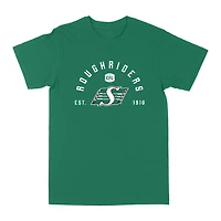 T-shirt à manches courtes vert Kelly des Roughriders de la Saskatchewan EST CFL