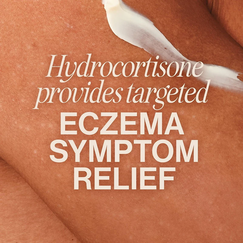 Gold Bond Medicated Intensive Eczema Relief 1% Hydrocortisone Cream, 28g Tube, Medicated Eczema Treatment With 5 Moisturizers to Relieve Itch, Rashes, Redness, Roughness, Irritation and Inflammation, 28g