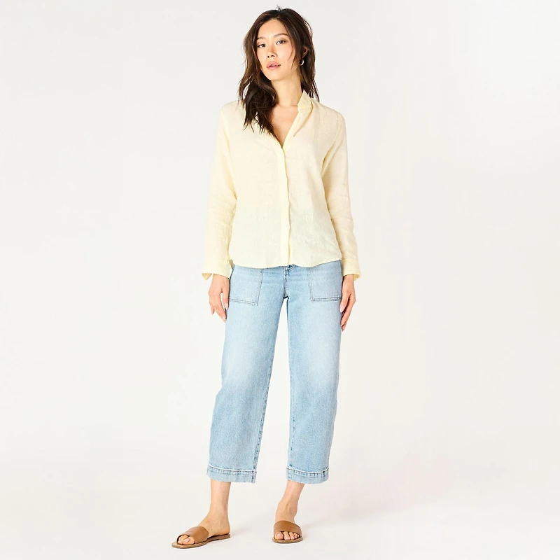 Devoted, Button Front Blouse, Sizes XS-XL