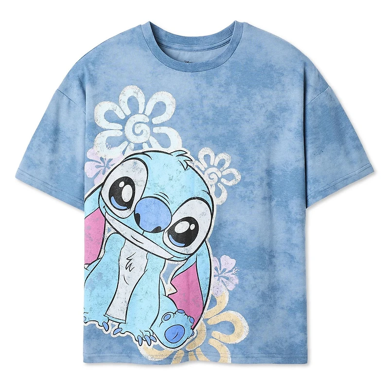 Disney Girls' Stitch Boxy T-Shirt