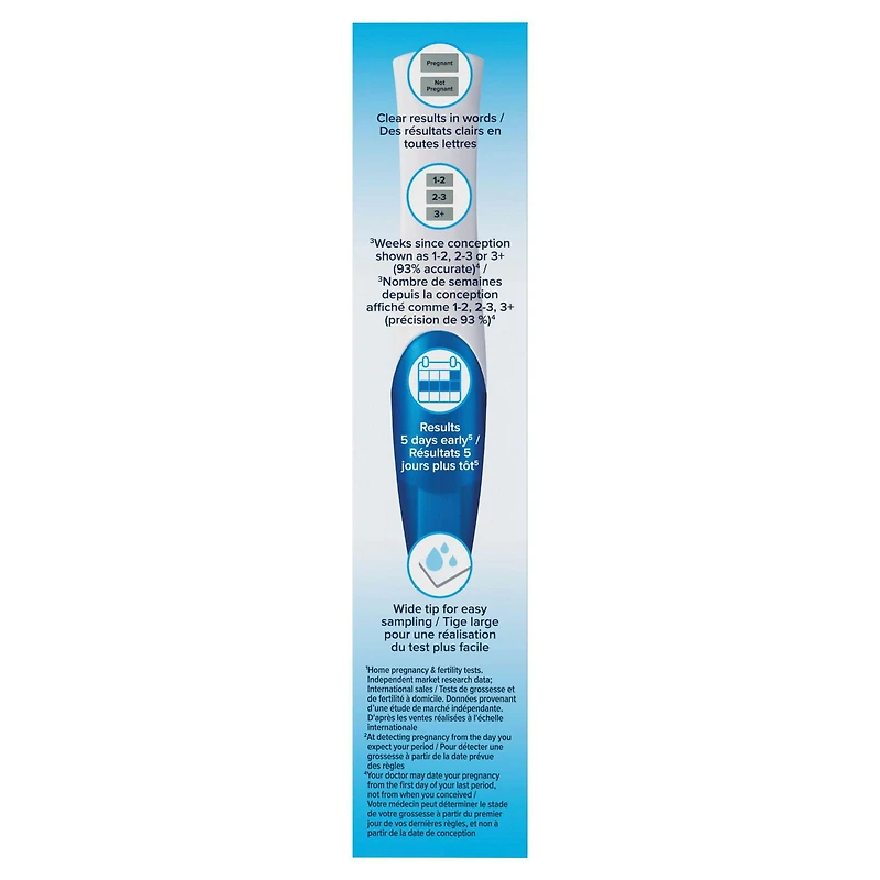 Clearblue Digital Pregnancy Test Kit with Weeks Indicator, Weeks Pregnancy Test, 2 Tests, 2CT
