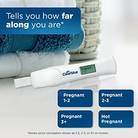 Clearblue Digital Pregnancy Test Kit with Weeks Indicator, Weeks Pregnancy Test, 2 Tests, 2CT