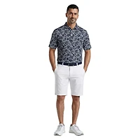 Polo à manches courtes pour homme PGAT TOUR Course Essentials, imprimé tropical intégral