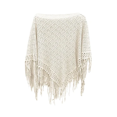 Pointelle Poncho by George