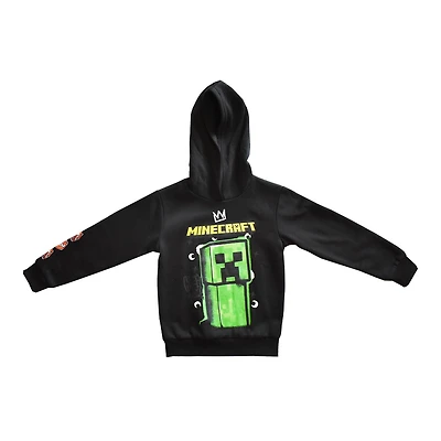 Sweat à capuche à manches longues Minecraft Creeping Death pour garçon