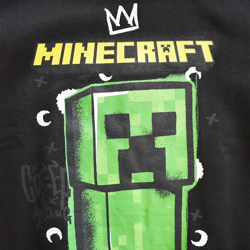 Boys Minecraft Creeping Death Long Sleeve Hoodie