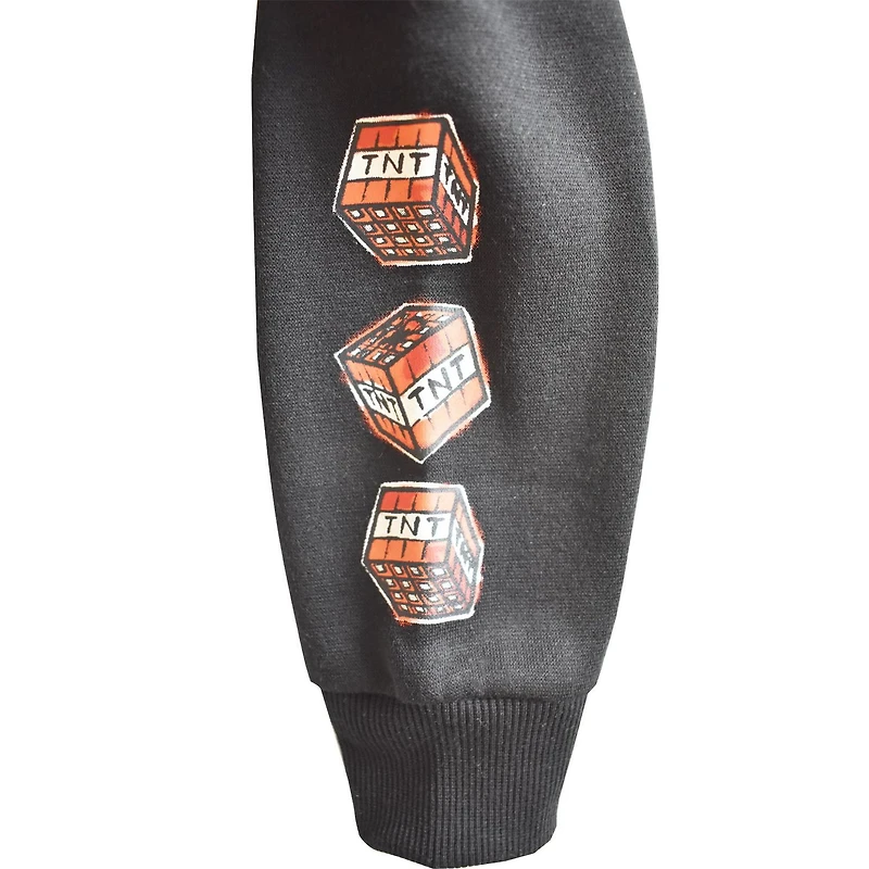 Boys Minecraft Creeping Death Long Sleeve Hoodie