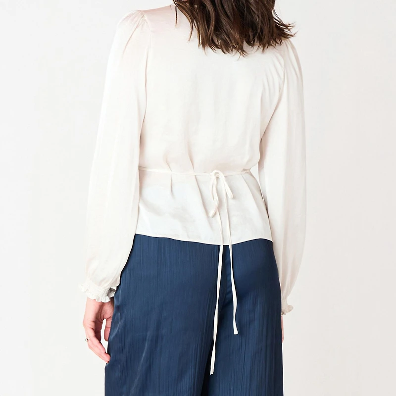 Devoted, Blouse en satin, tailles TP à TG