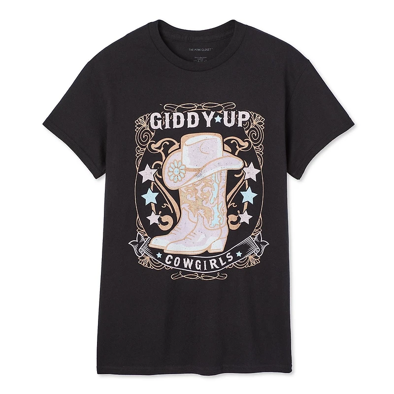 The Pink Closet Women's Boyfriend Fit Tee