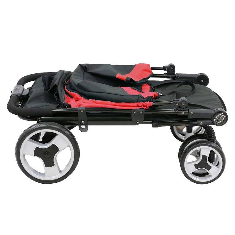 Poussette pour gros chien (chien et chat) de Gen7Pets - Rouge