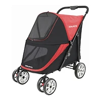 Poussette pour gros chien (chien et chat) de Gen7Pets - Rouge